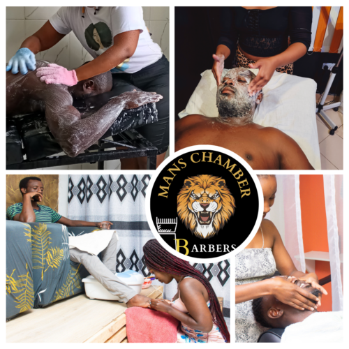 top barbershops and spas for men in kenya photos of men at mans chamber